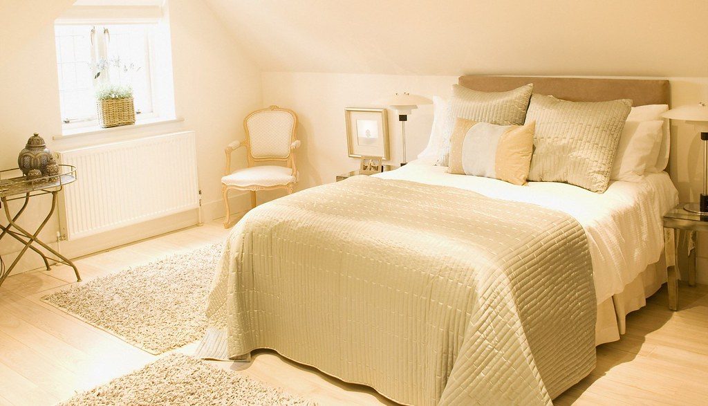 A cosy bedroom set up for restful sleep