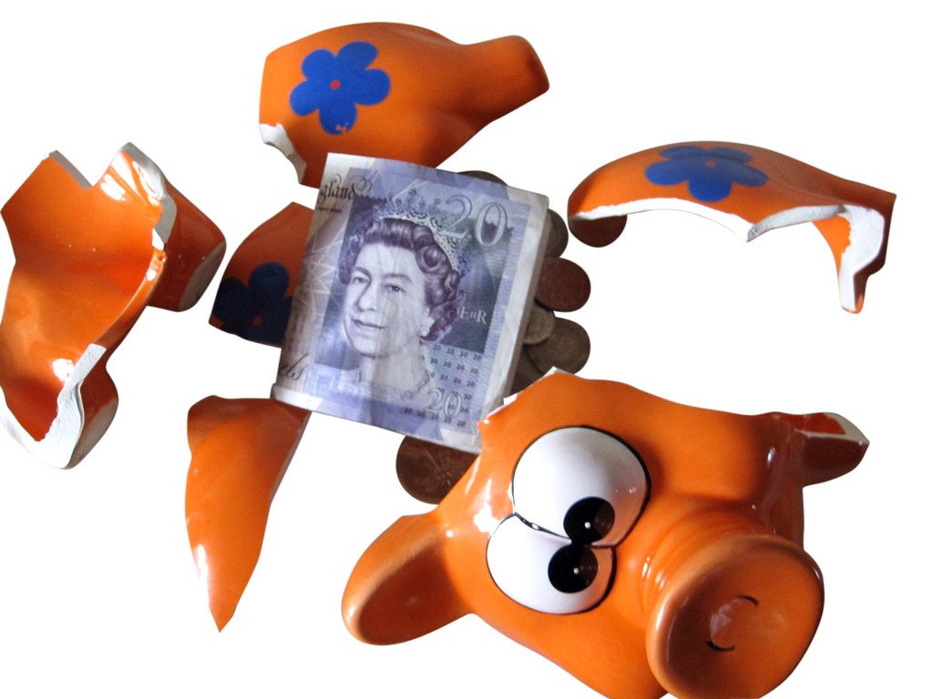 A piggy bank illustrating saving on everyday costs